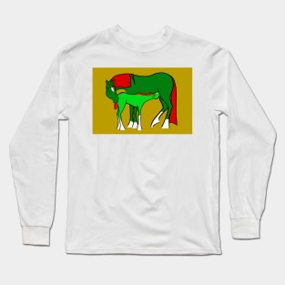 Mare and Foal #11 Long Sleeve T-Shirt